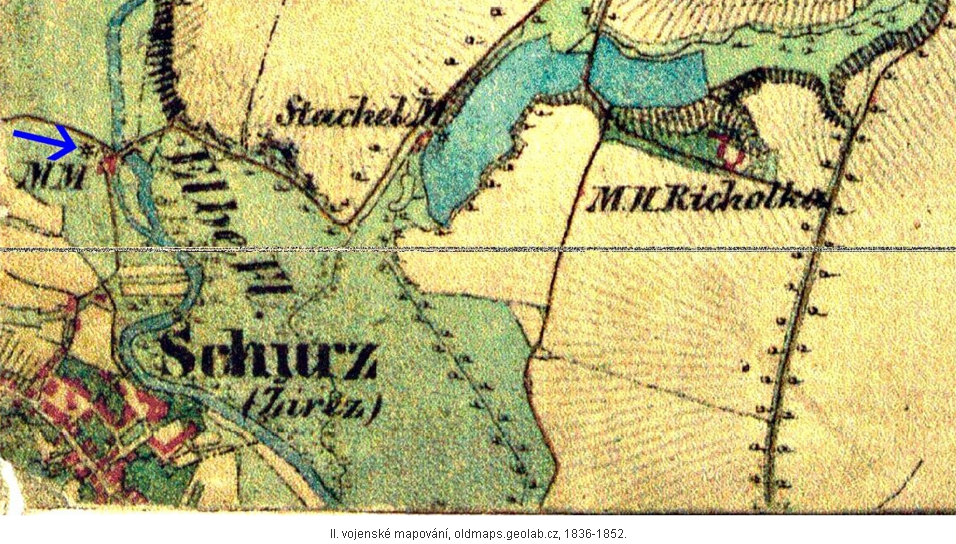 II. vojensk mapovn, oldmaps.geolab.cz, 1836-1852