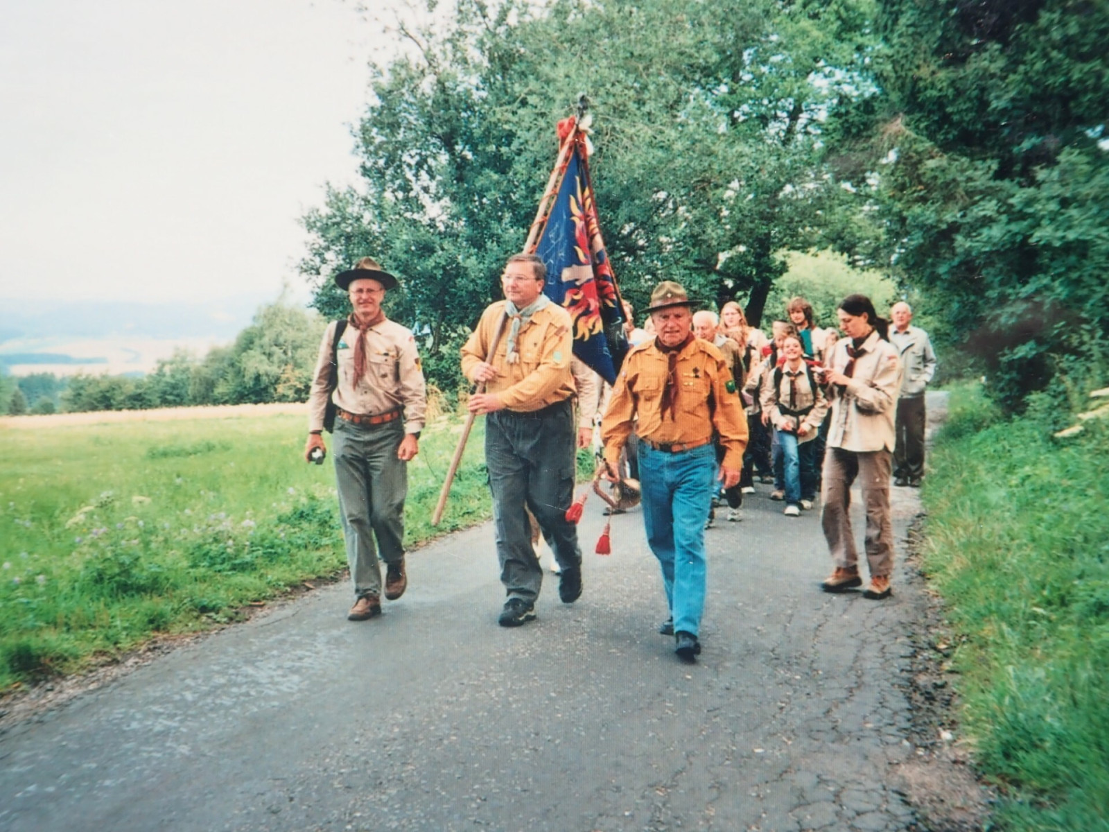 Setkn k 100 letm zaloen skautingu na Zviin 1. srpna 2007